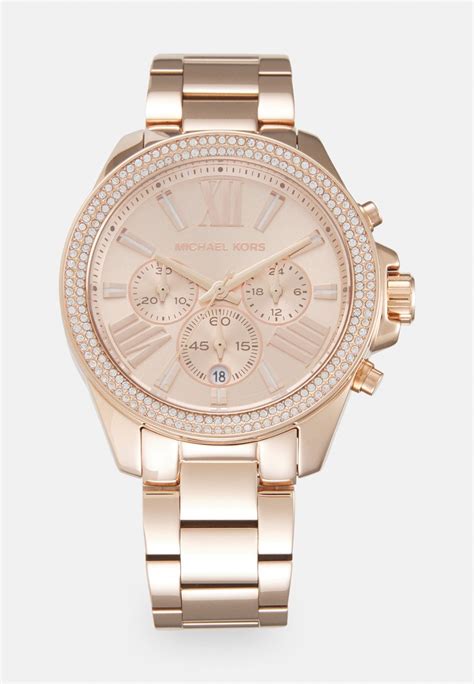 michael kors klokke rosegull|Michael Kors rose gold tone.